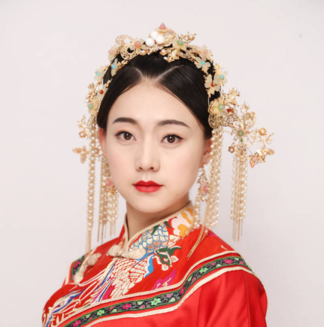 经典秀禾新娘盘发教程分享第二波唯美演绎中国古典风