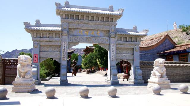 西部文化采风第二站:甘肃白银五佛沿寺