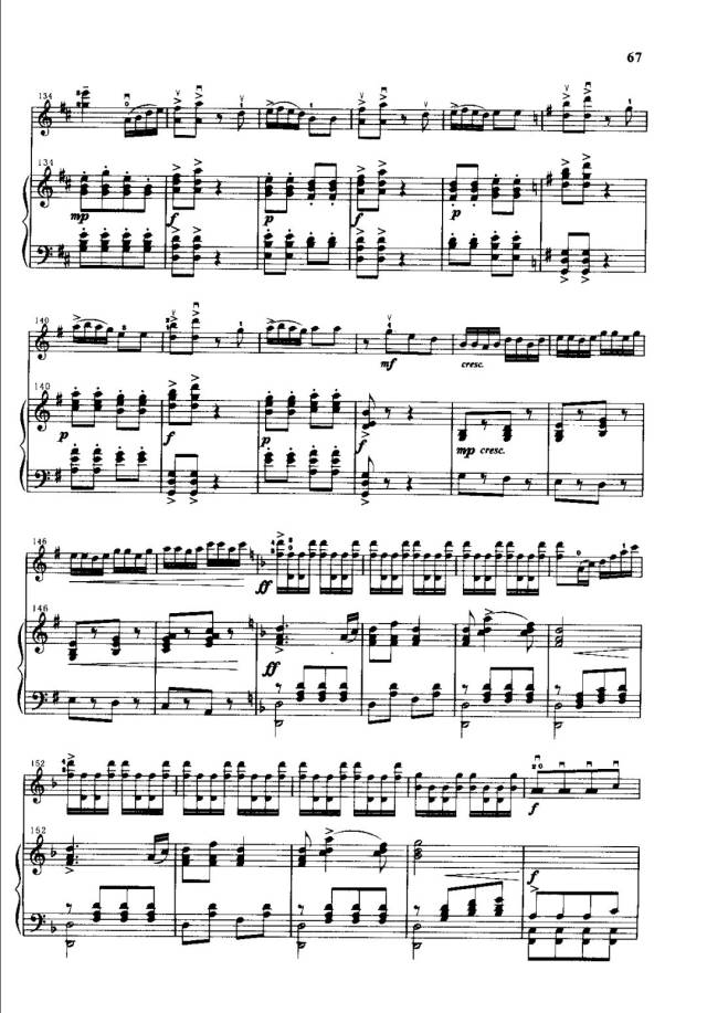 吕思清深情演奏《金色的炉台》附小提琴谱(高清)