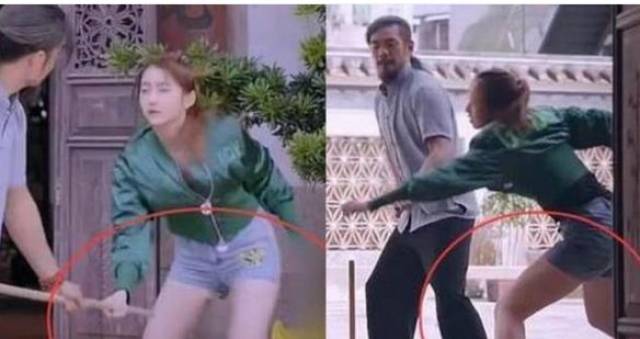 关晓彤挨打时,不小心暴露这一细节,网友:太尴尬