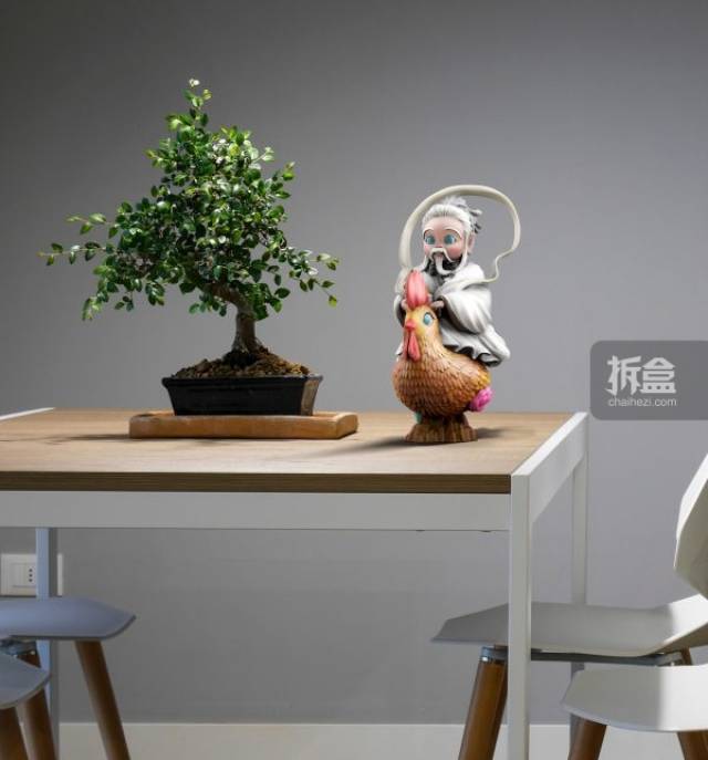 mightyjaxxtikka吃好西系列鸡仙人chickenfairy搪胶公仔