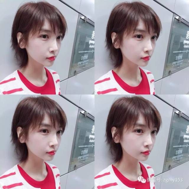 少女感十足清爽碎短发 潮女必备款
