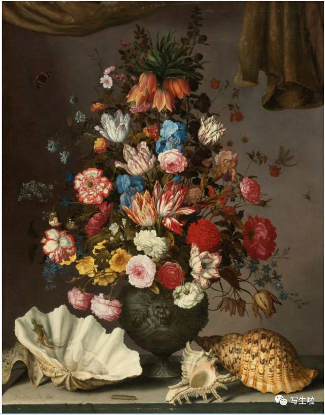 写生啦】静谧之美丨荷兰画家Balthasar van der Ast静物画_搜狐网
