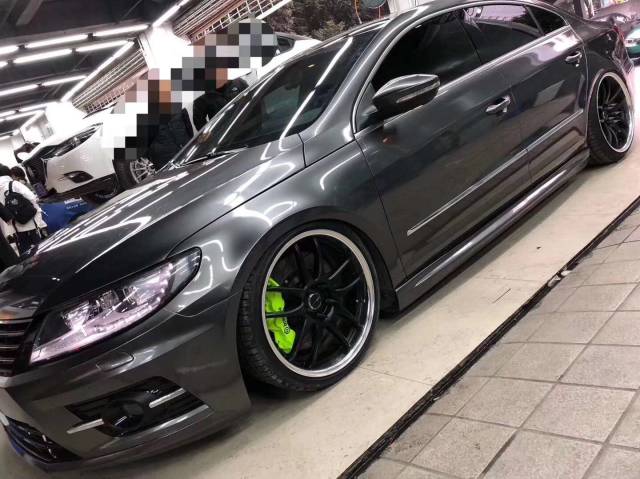 气压避震李洋分享大众cc改装airbft气囊减震器低趴案例