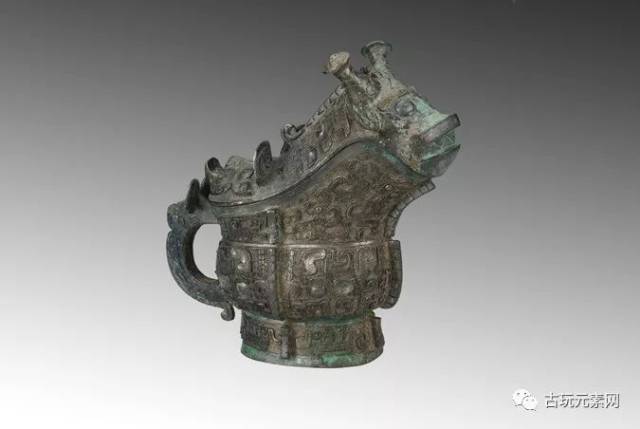 西周青銅瓿（銘文后刻）, Wine Container (Pou), 13th century B.C