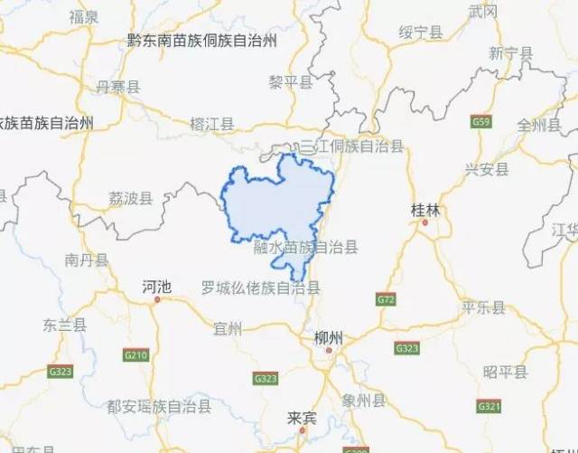 融水16个乡镇地图图片