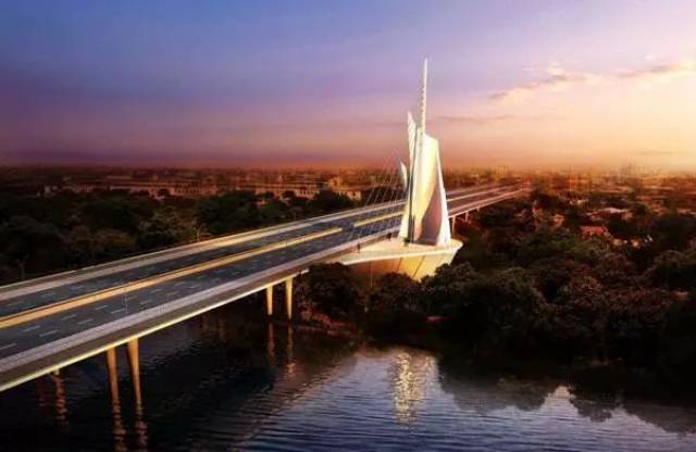 从江滨路依次向南有:黄龙大桥,笋江大桥,顺济新桥,泉州大桥,田安大桥