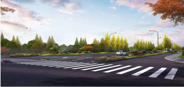 天安路与滨海大道路口效果图2