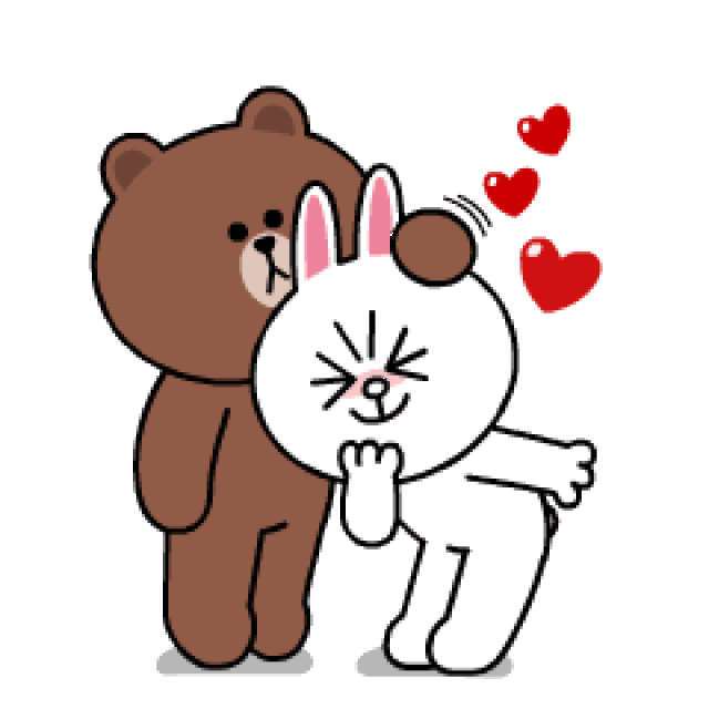 布朗熊&可妮兔丨超甜cp为你的七夕打call
