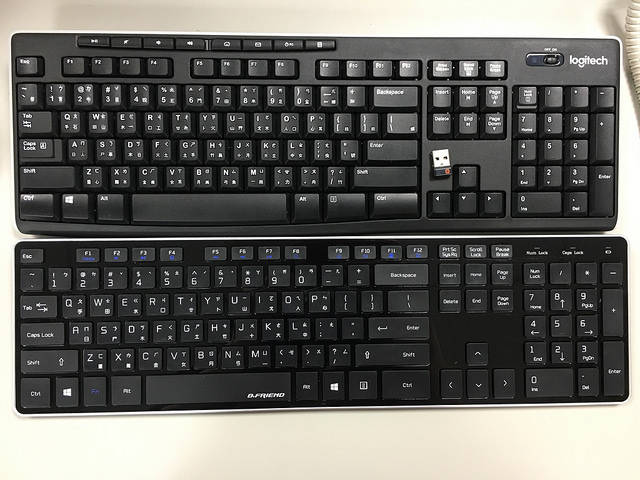 friend rf1430k 2.4g无线键盘,满足办公室安静需求的