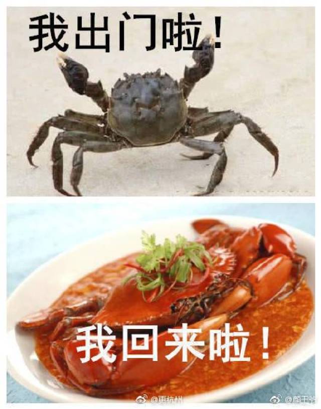 炒螃蟹表情包图片
