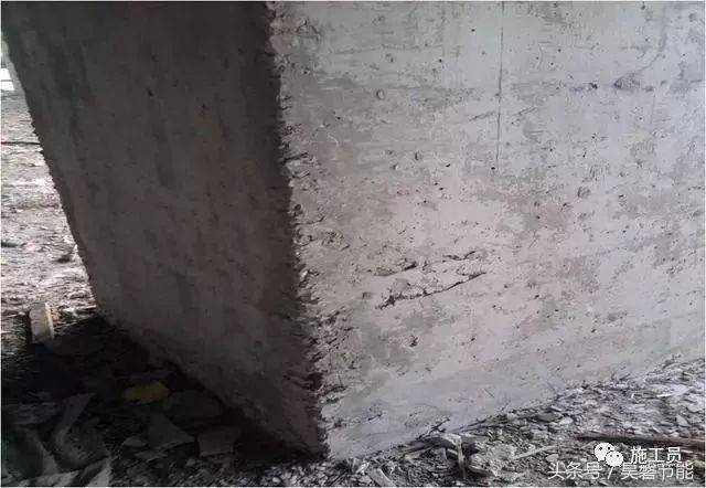 柱角部漏浆