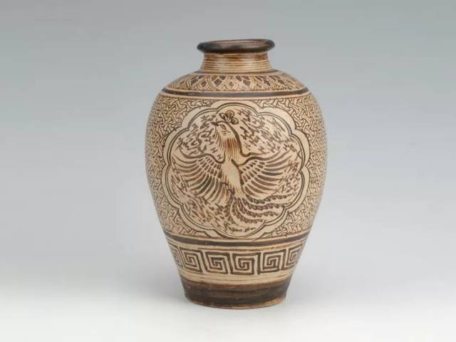 NEW即納宋 吉州窯褐釉馬紋碗 中国 古美術 宋