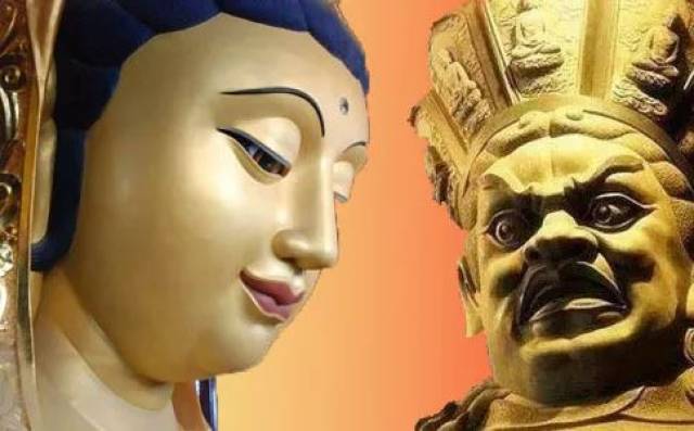 寺庙里的金刚为何怒目,菩萨为何低眉?