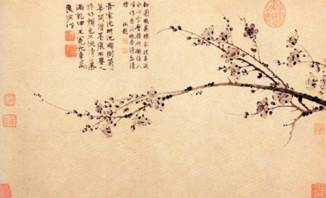 元代盛行的水墨梅竹绘画，比喻画者的高雅品格，抒发自己志趣_搜狐网