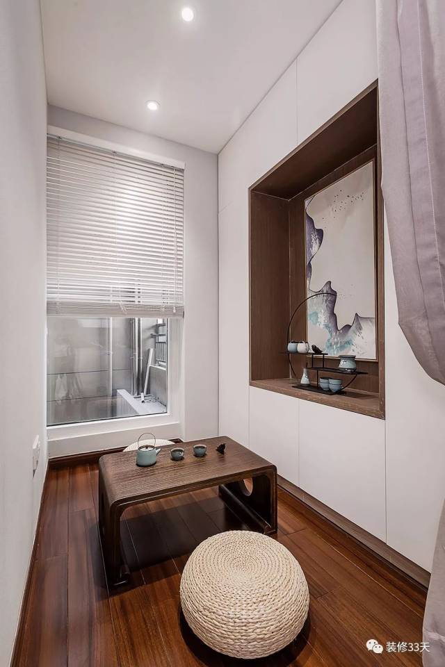 89平现代简约三室,用小空间作禅意茶室