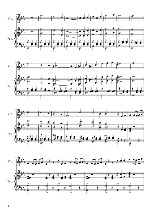 肖斯塔科维奇《第二圆舞曲》附小提琴谱苏菲.玛索电影《芳芳》片段