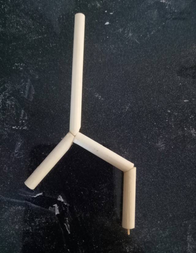 一次性筷子自制不倒的小人