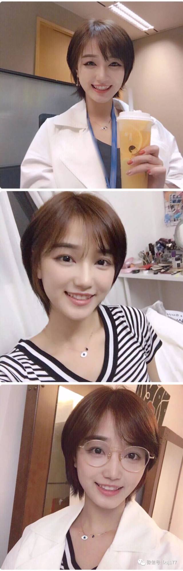 想要显女人味成熟一些的女生可以试着尝试偏分短发, 三七分或者是四六