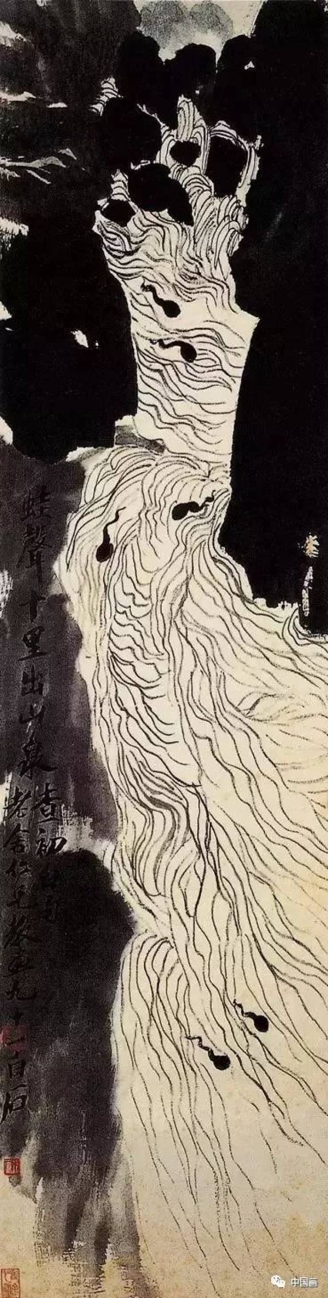 蛙声十里出山泉，青蛙与蝌蚪的写意画法_搜狐网