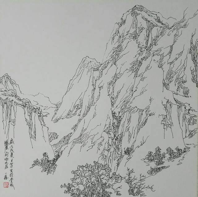 太行山上畫意殊