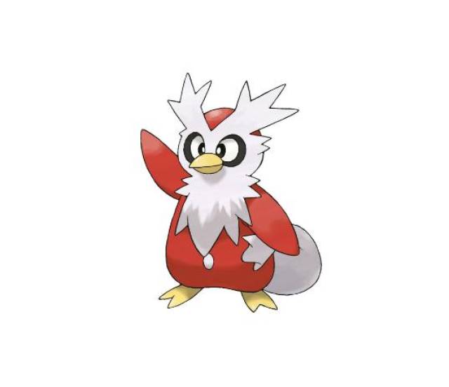 《精灵宝可梦》图鉴225:宝可梦世界里的圣诞老人——信使鸟