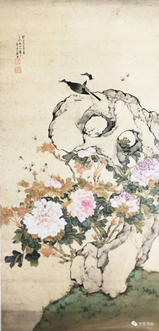 开岭南画派之先河——居巢,居廉花鸟画作品欣赏