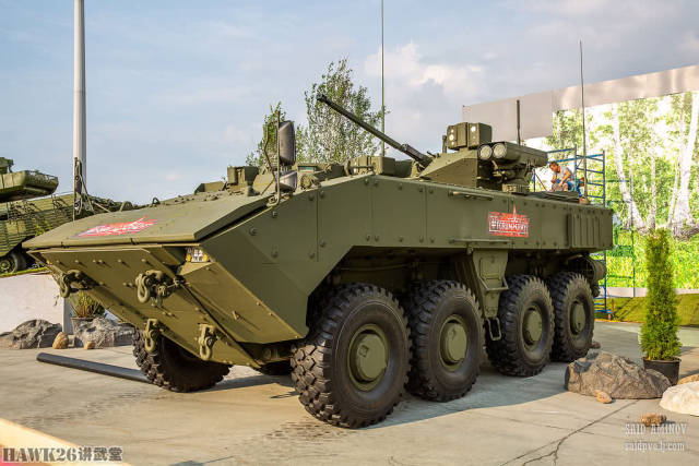 "回旋镖"8×8轮式步兵战车.t-14"阿玛塔"主战坦克.