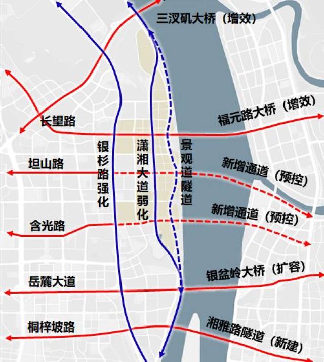 湘府路高架整体规划图图片