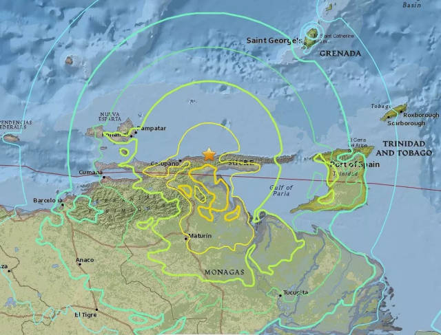 地震袭击委内瑞拉,应急频率 7.088 MHz大家注