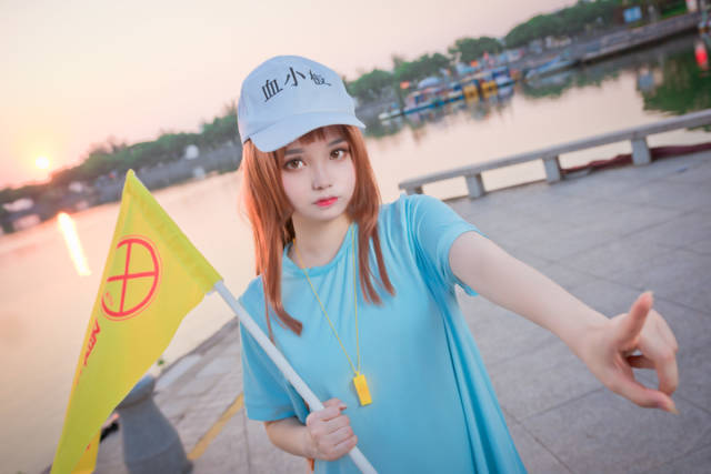 工作细胞血小板cosplay 超萌血小板