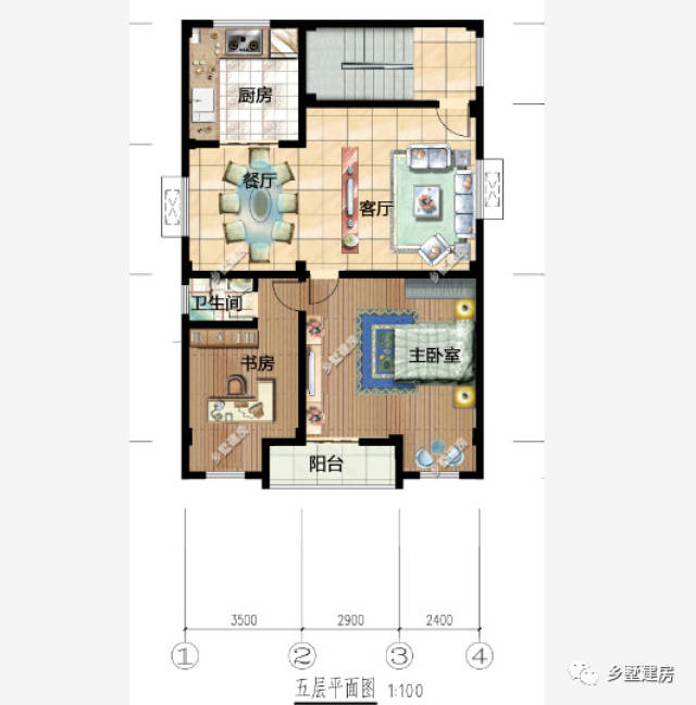 9x12米,也可以建700平别墅,这栋五层自建房合你心意吗?