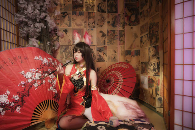 王者荣耀 妲己cosplay 快来跟妲己一起玩