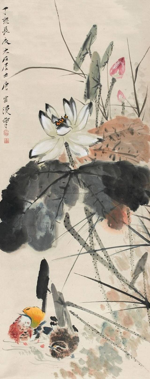 唐云国画花鸟作品欣赏