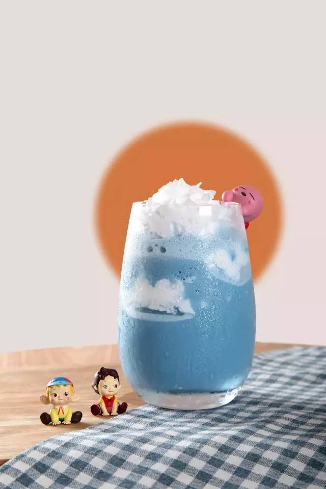 蓝藻冰沙