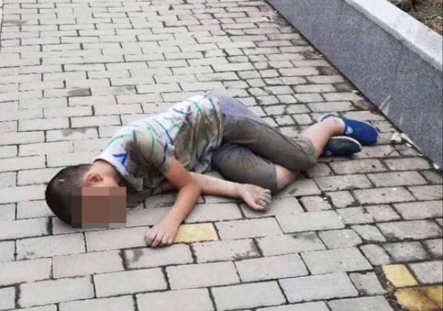 小智晕倒在路边.网络图