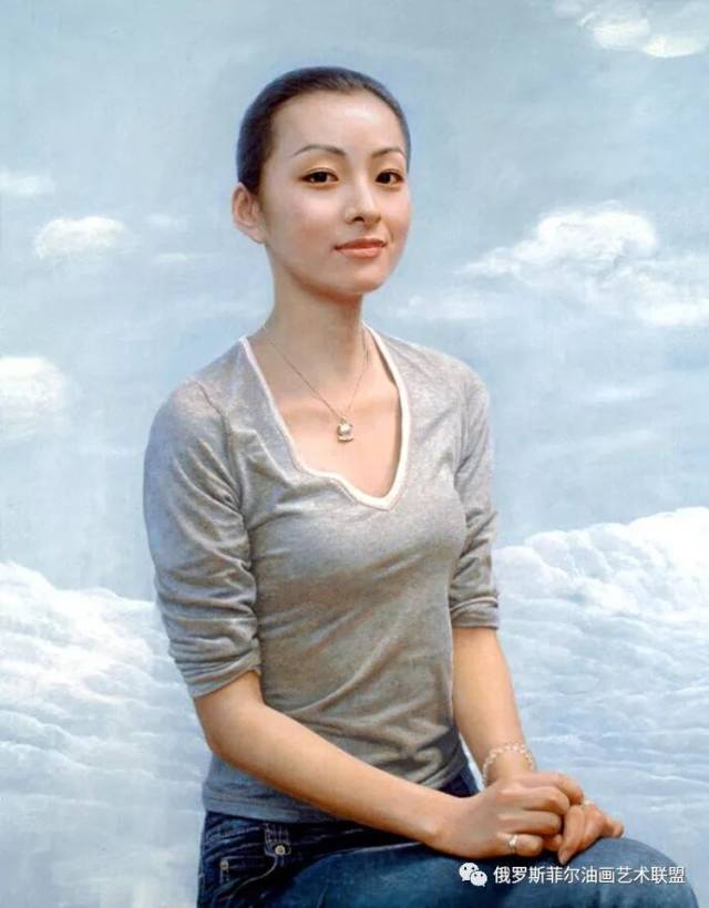 中国油画家石建都人物油画作品赏析