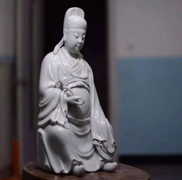 用之美| 【限时优惠】德化窑白瓷文昌帝君， 《博及渔人》印款