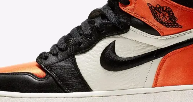 黑扣碎融入絲綢!aj1 爆板satin backboard 隆重登場!