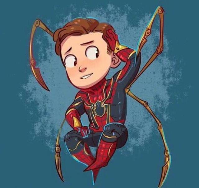 超级英雄最新卡通形象出炉, 最萌的还是小蜘蛛!_手机搜狐网