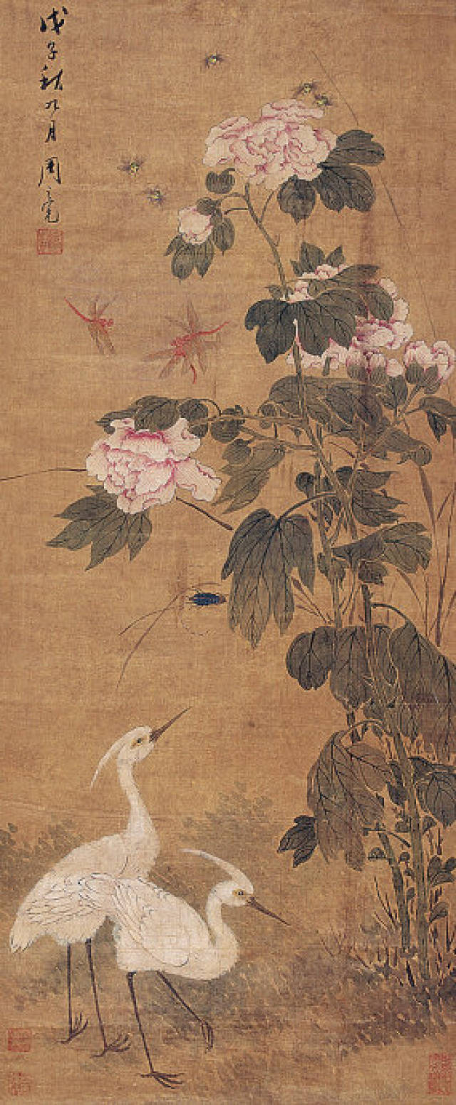 明代画家周之冕花鸟画作品欣赏