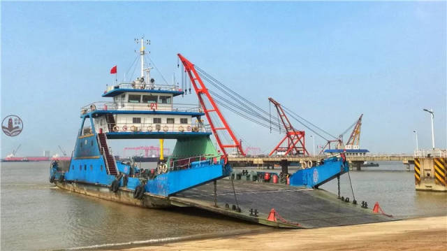 申港新渡口仅占用长江岸线293米,含136米和港口集团通用码头共用岸线