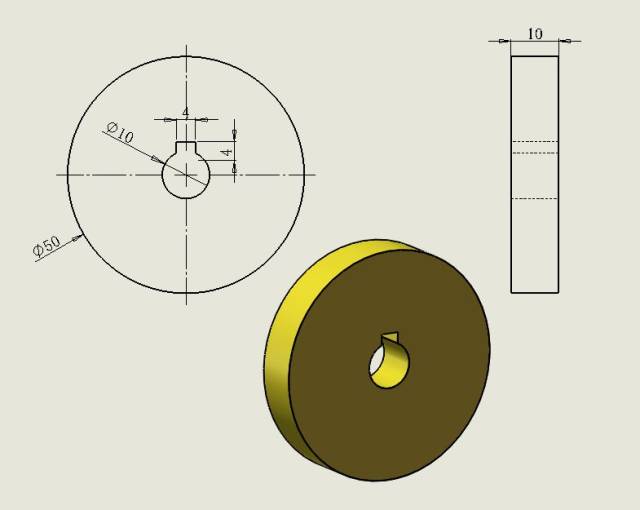 solidworks简单装配,爆炸视图,爆炸直线草图