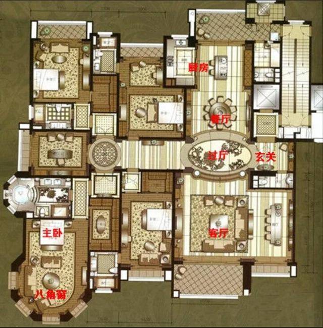 上海汤臣一品了,以6室2厅,597平方,总价11940万,成为大平层最贵的房型
