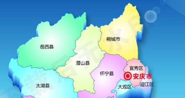 潜山市县城地图高清版图片