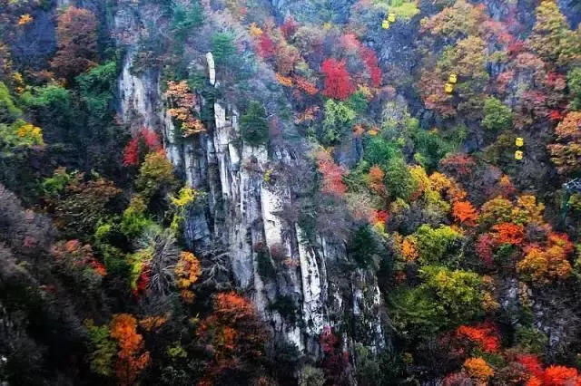 秋天來這裡登高,呼吸一下大自然饋贈的新鮮空氣 堯山位於河南省魯山縣