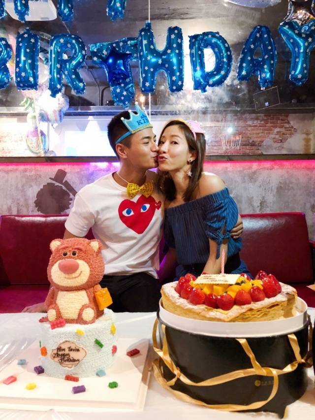 杨怡罗仲谦一起开生日趴 这对姐弟恋是越来越甜了