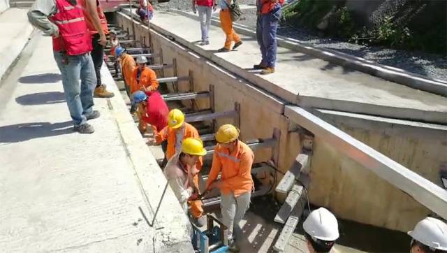 哈电国际创最深竖井高压电缆敷设纪录——厄瓜多尔美纳斯水电项目230