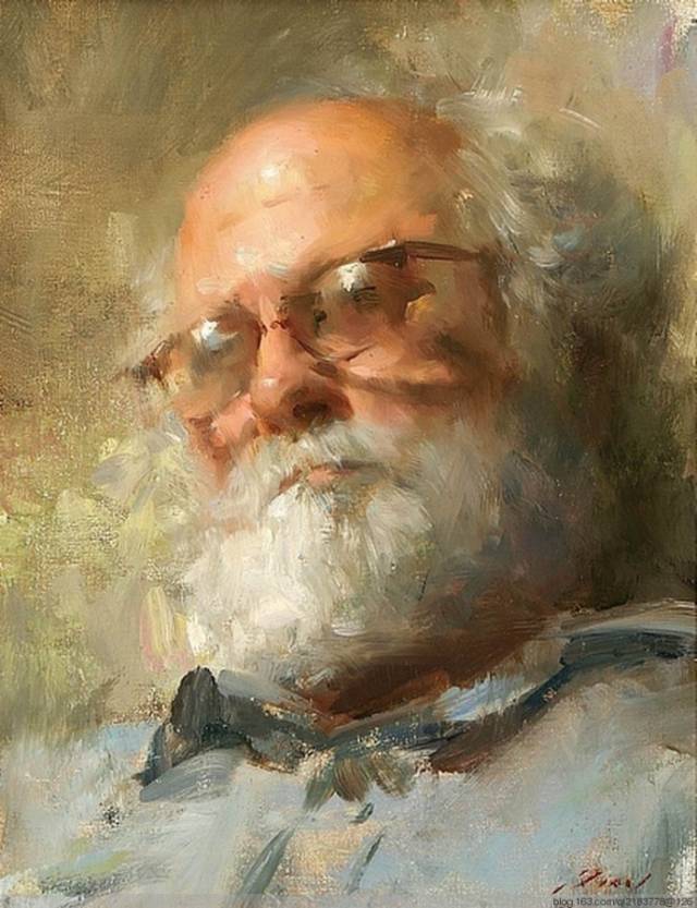 美国著名的女肖像画家玛丽qian油画作品赏析