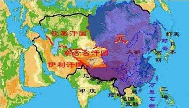 元末势力地图,元末地图,元末诸侯割据形势图_大山谷图库